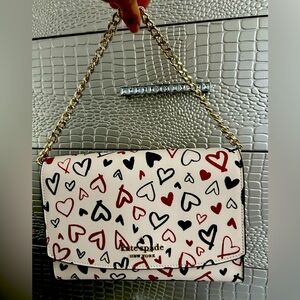 🔥 KATE SPADE Hearts Crossbody (NWOT)